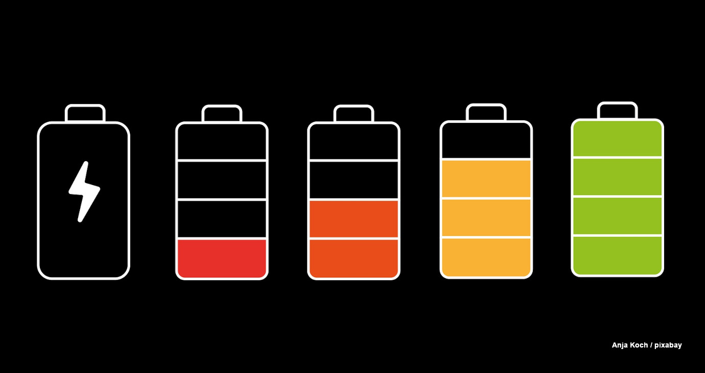 anzeige ladestatus batterie